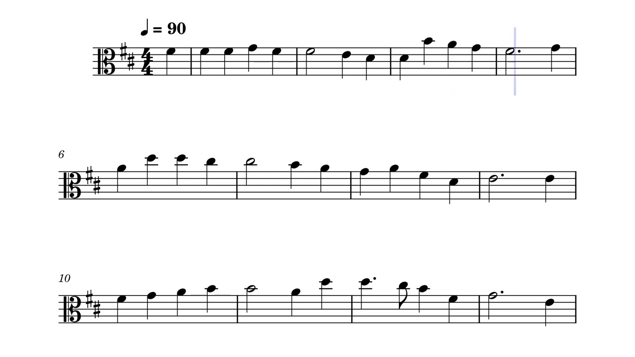 Himno# 28 tu pueblo jubiloso Samuel Wesley para viola