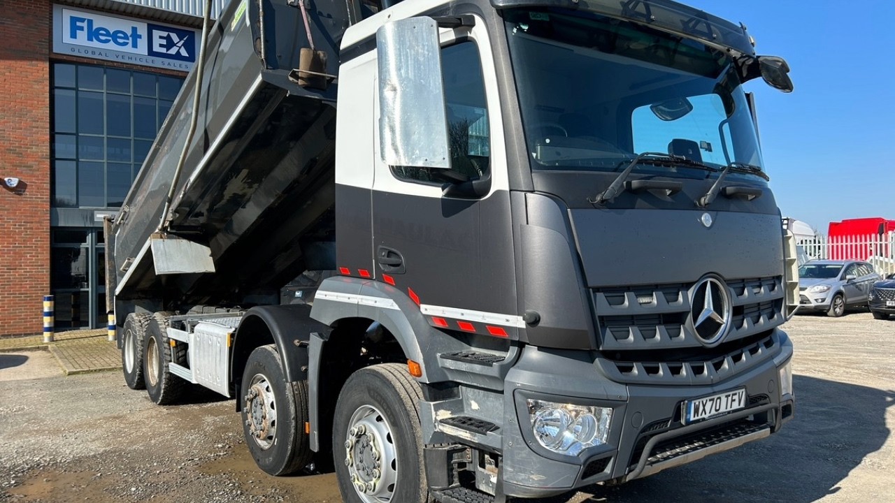 MERCEDES AROCS 3240 EURO 6 8X4 STEEL TIPPER 2020 - WX70 TFV