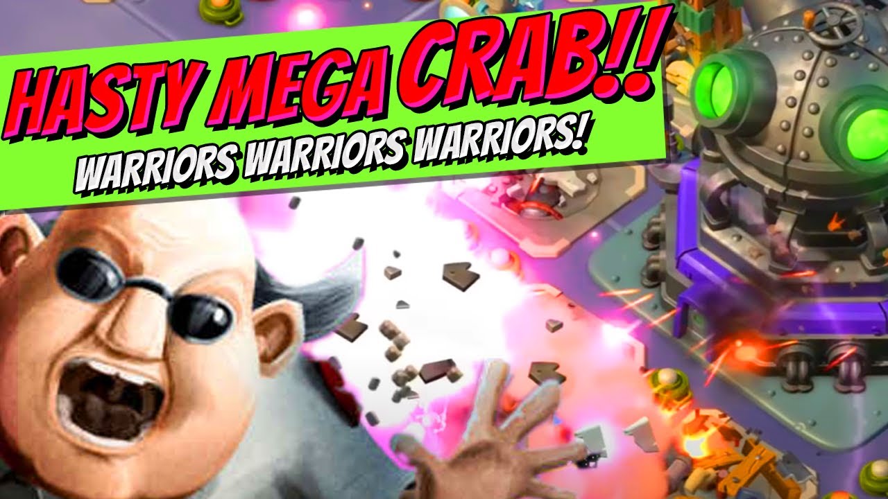 Boom Beach Hasty Mega Crab - Stages 33-44