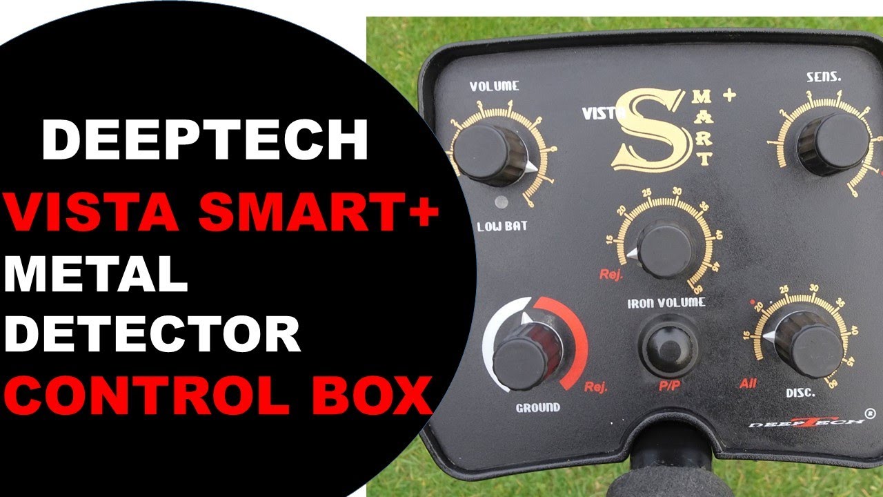 DEEPTECH VISTA SMART+ METAL DETECTOR CONTROL BOX