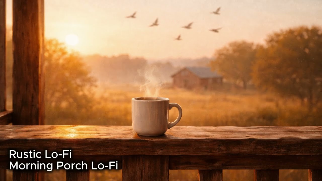 Quiet Morning Coffee on the Porch – Warm Rustic Lo-Fi ☀️ (1h 42m)