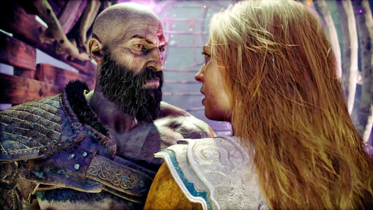 Faye Meets Kratos In The Afterlife Scene - God Of War Laufey