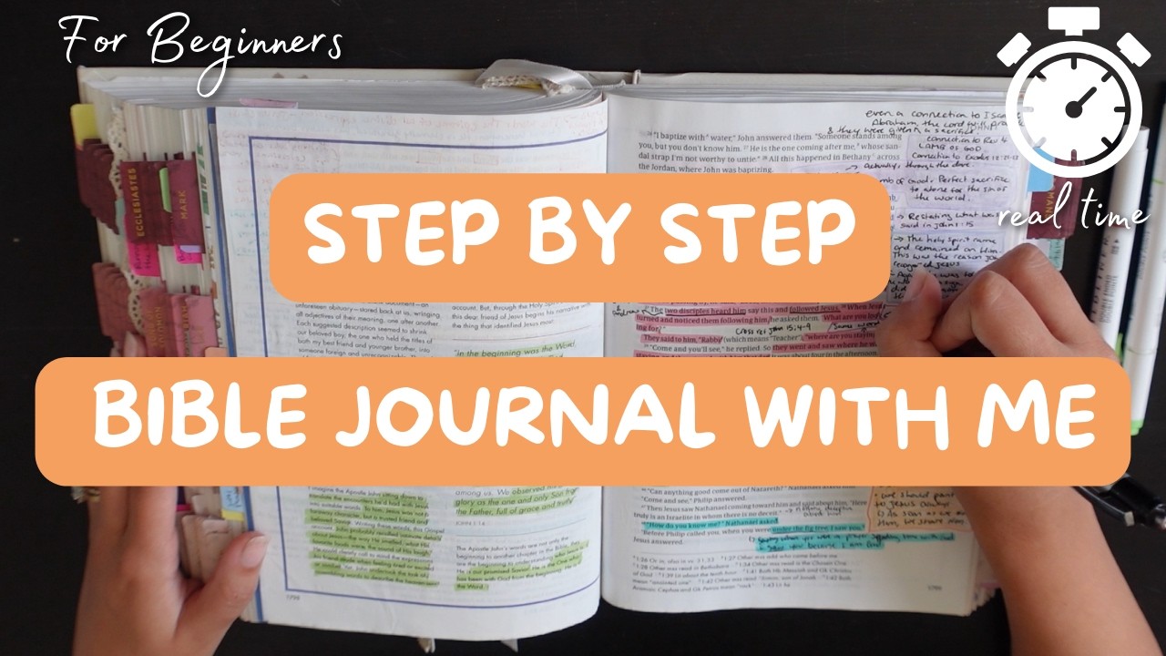 Bible Journal with me in REAL TIME - John 1