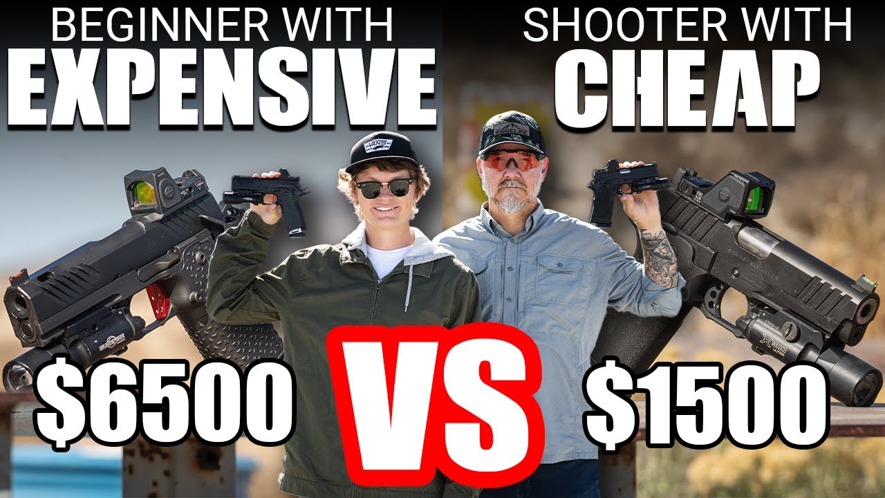 Beginner with $6,500 2011 VS Shooter with a $1,500 Pistol
