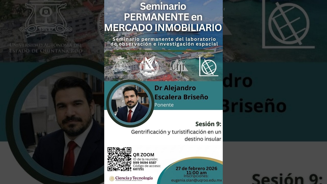 Sesión 9: Gentrificación y turistificación en un destino insular