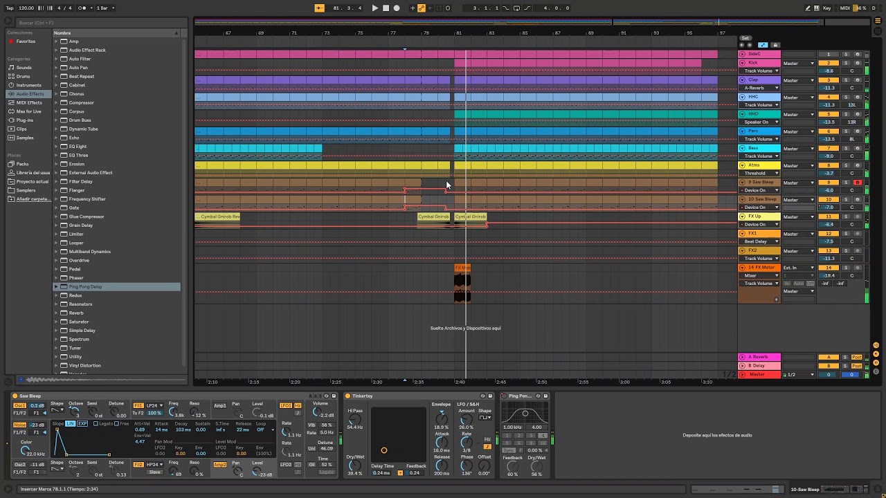 Como hacer Música Electrónica con Ableton Live [Parte 3]