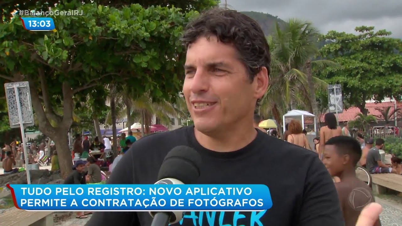 Banlek App no Balanço Geral - Record TV - Aplicativo para encontrar um fotógrafo