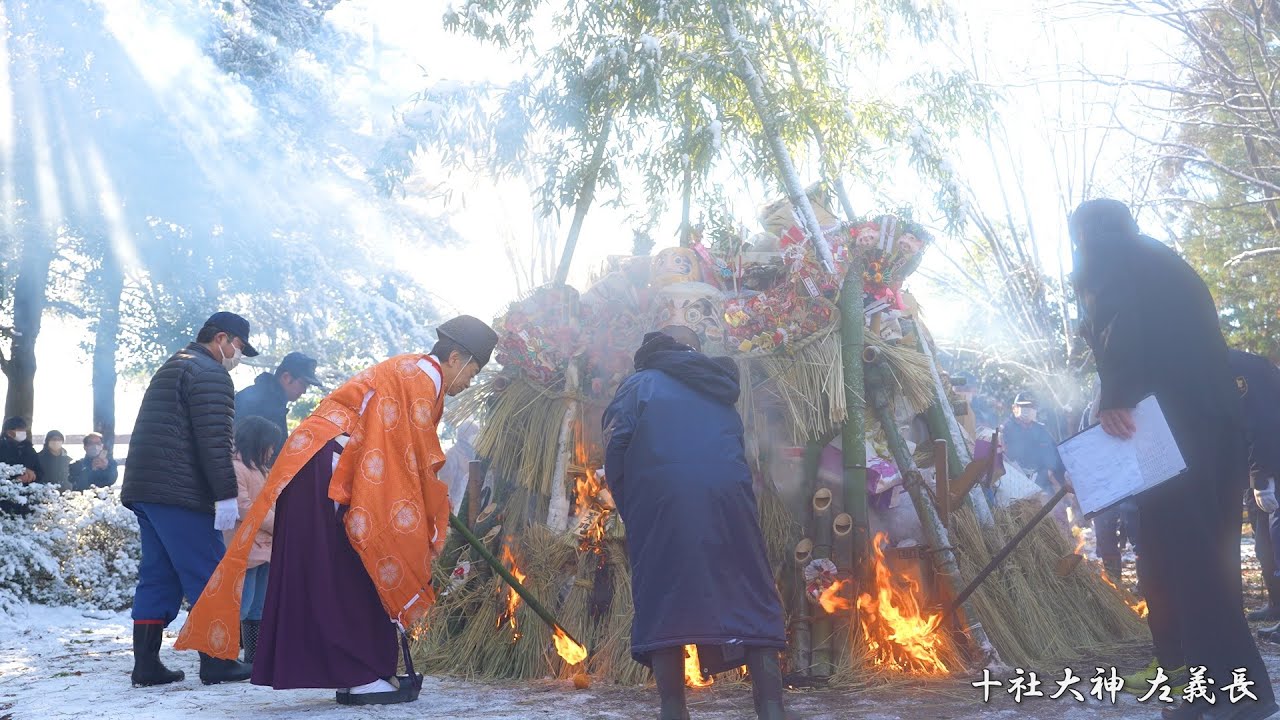 射水 十社大神 左義長 2024年(令和6年) / 富山県射水市三ケ