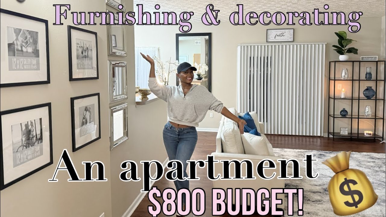 SIMONA TO THE RESCUE✨!!(EP:1) FURNISHING & DECORATING AN APARTMENT ON A $800 BUDGET