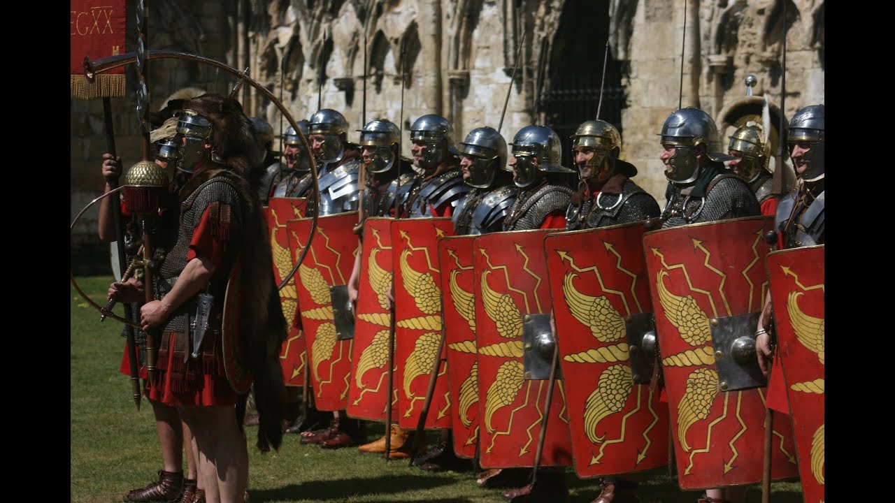 EBORACUM ROMAN FESTIVAL. YORK. ERMINE STREET GUARD. 25th MAY 2025