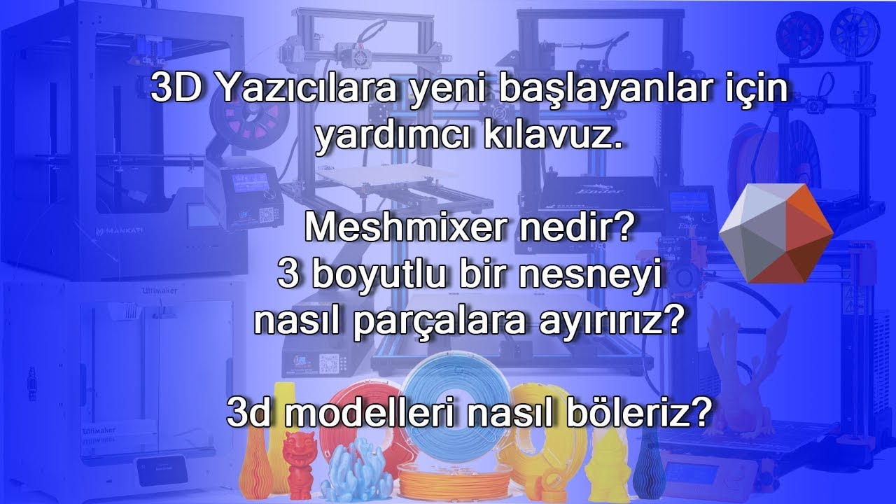 Meshmixer İle 3d Model Bölme İşlemi - Meshmixer Kullanımı