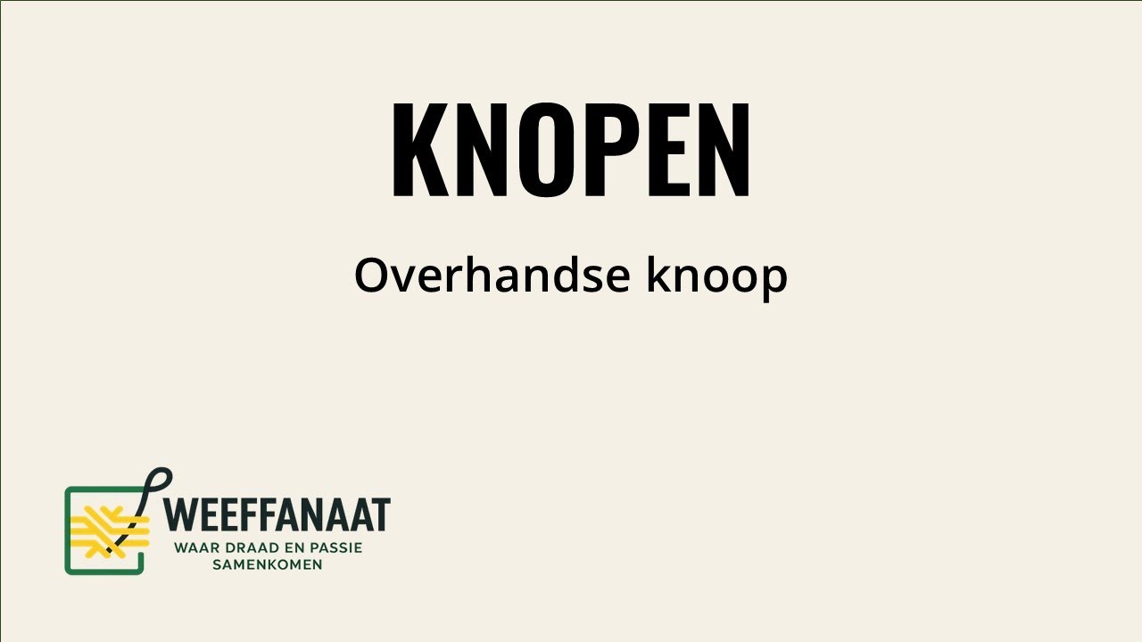 Overhandse knoop