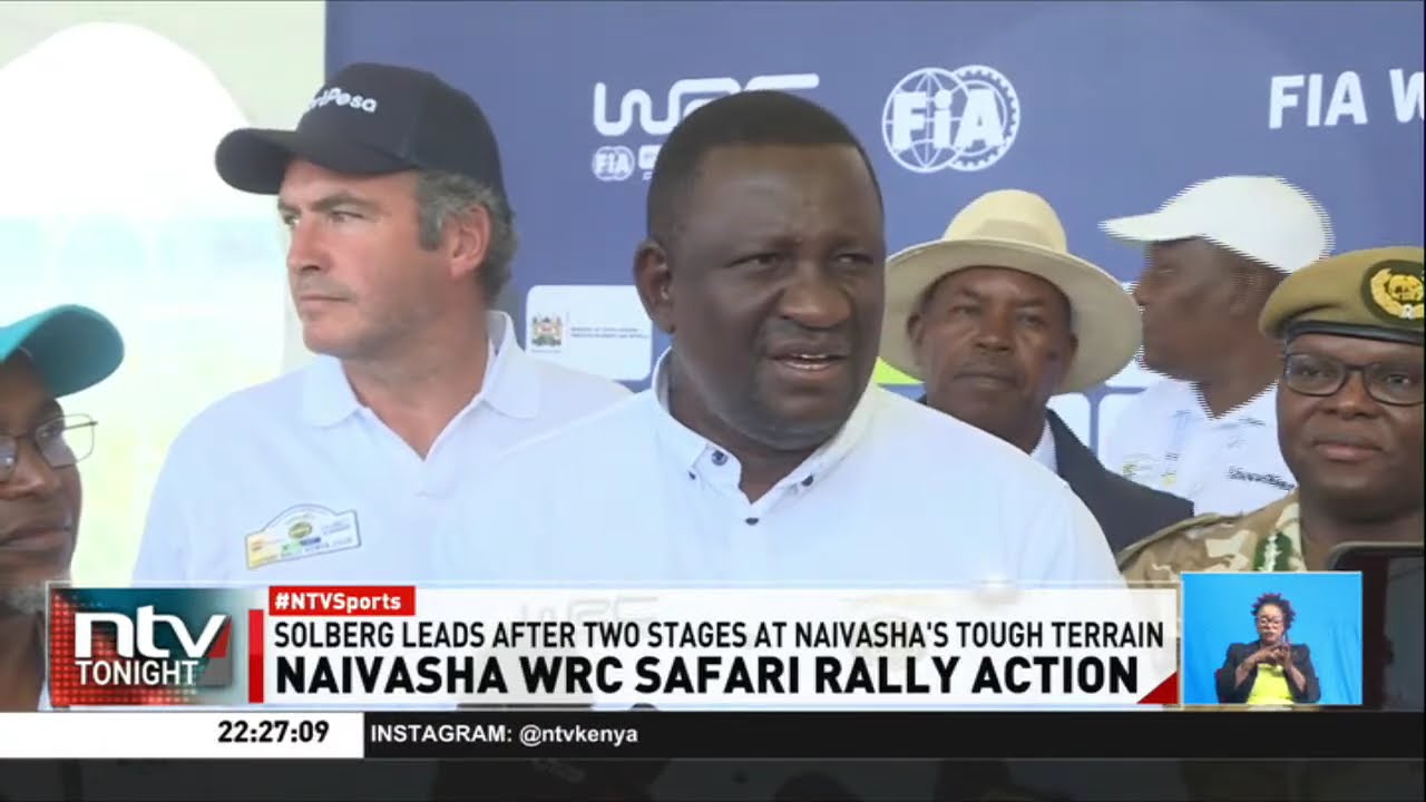 Oliver Solberg takes early lead over Elfyn Evans on day one of WRC Safari Rally 2026