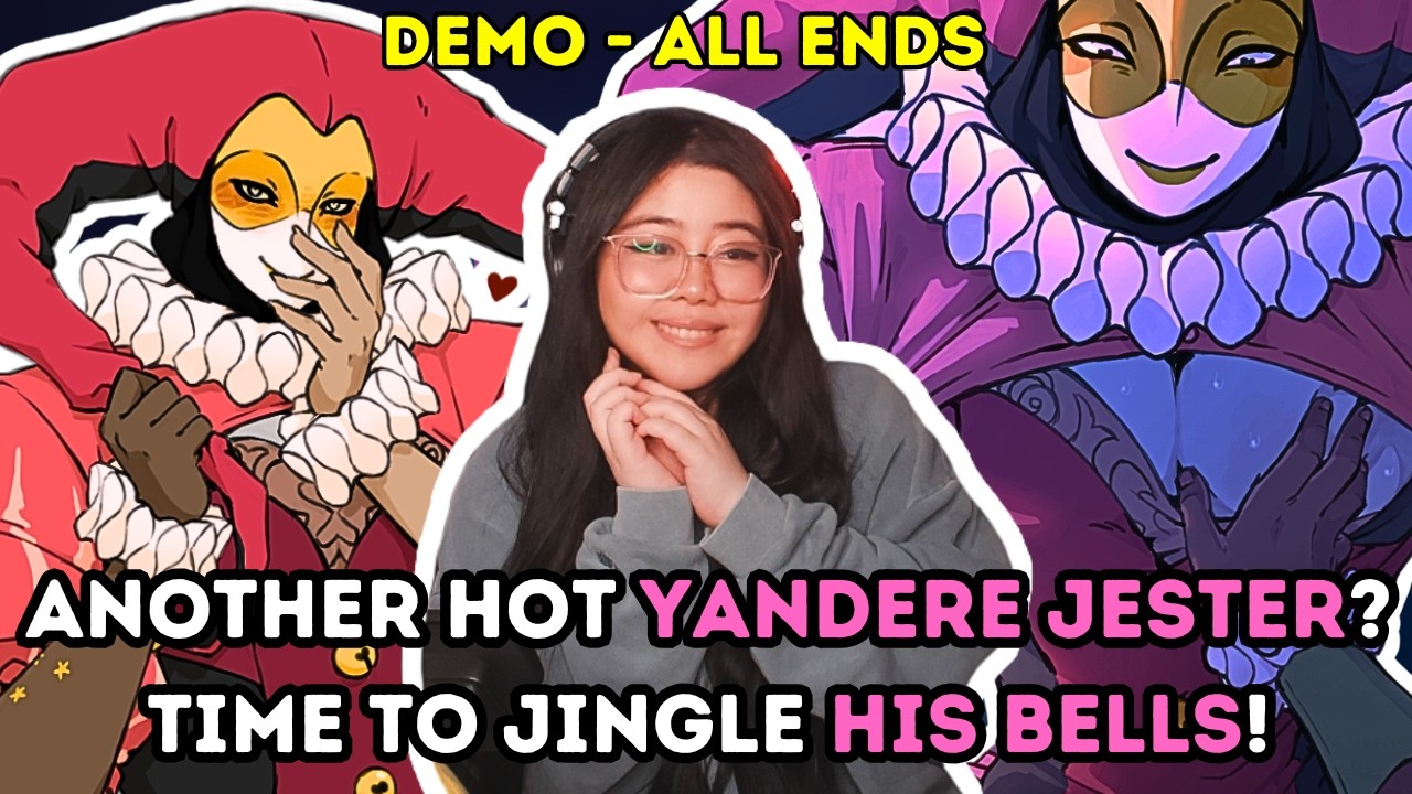 Jingling Another Yandere Jester's Bells! | Where The Spotlight Lingers - DEMO ALL ENDINGS