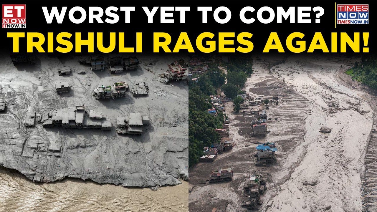 Nepal Flood Nightmare Deepens! Rising Trishuli Sparks Fresh Deluge Fears | Aerial Visuals | ET Now