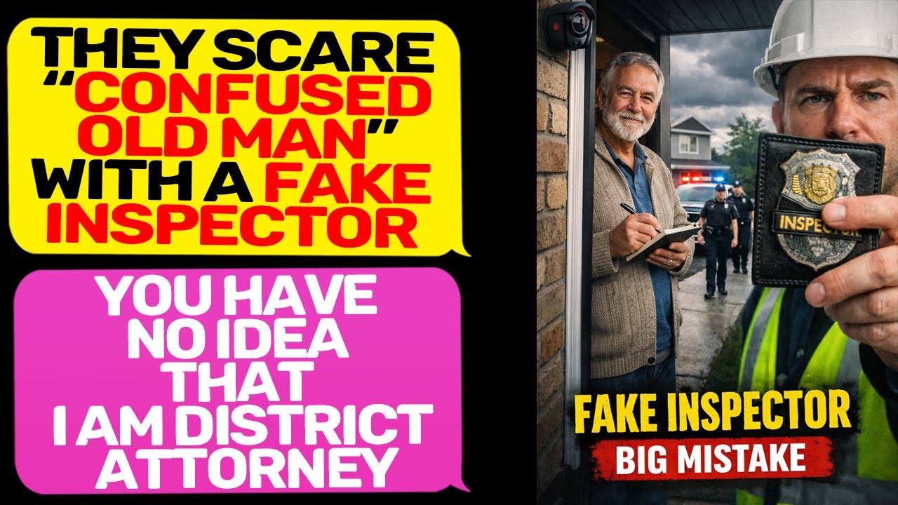 They Tried to Scare “Confused Old Man” with Fake Inspector — Big Mistake I am district attorney r/MC