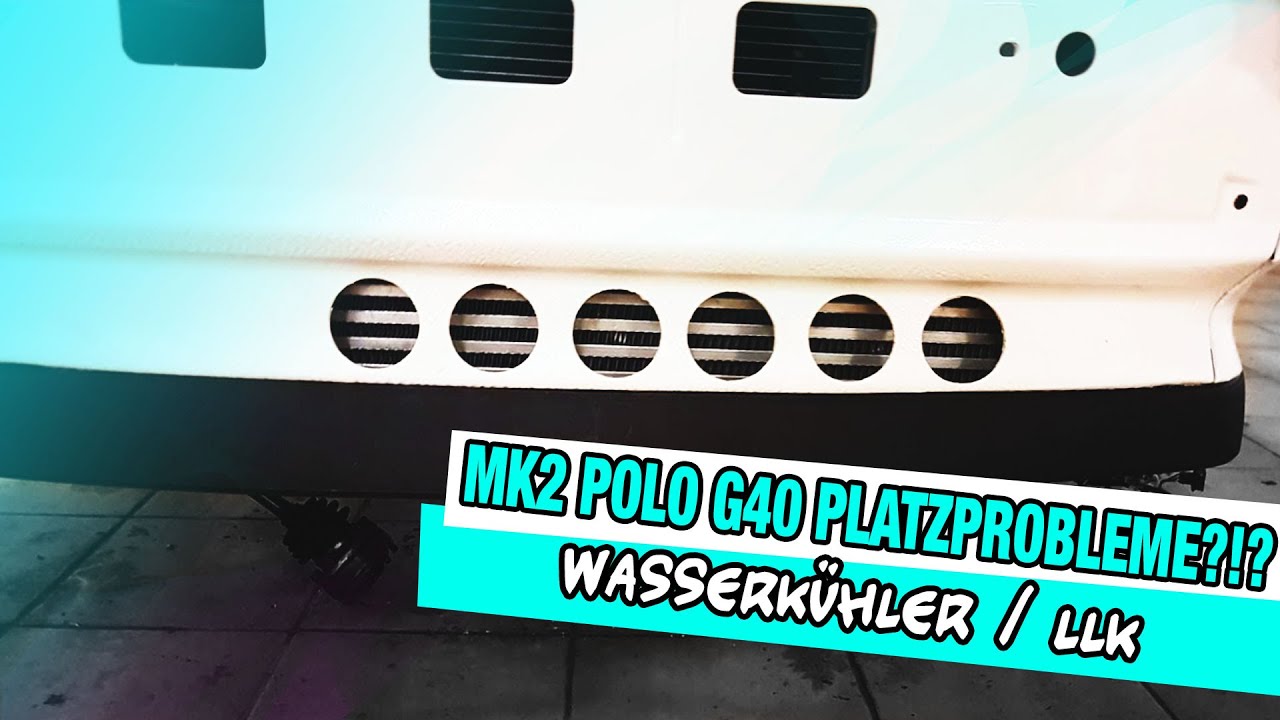 Polo G40 Platzproblem LLK Wasserkühler G Lader  Pogo-Performance  Röttele Racing  Frontblech