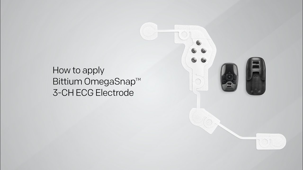 How to Apply Bittium OmegaSnap™ 3-CH ECG Electrode?