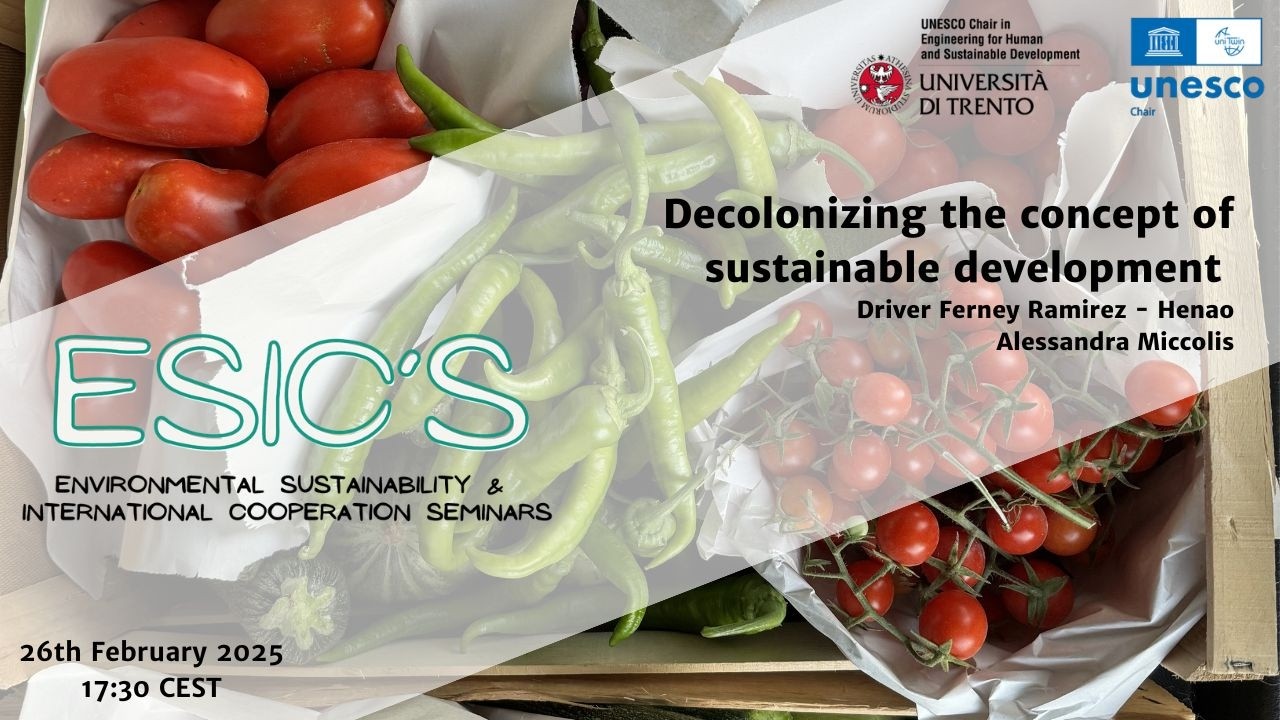 01 ESIC's 2026 | Decolonising the concept of sustainable development