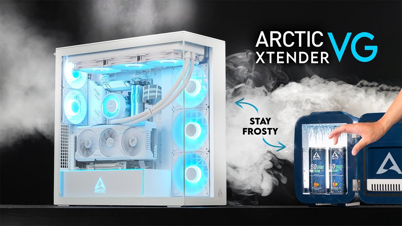 Arctic Has a PC Case!? The Xtender VG is Here! | All White Gaming PC Build