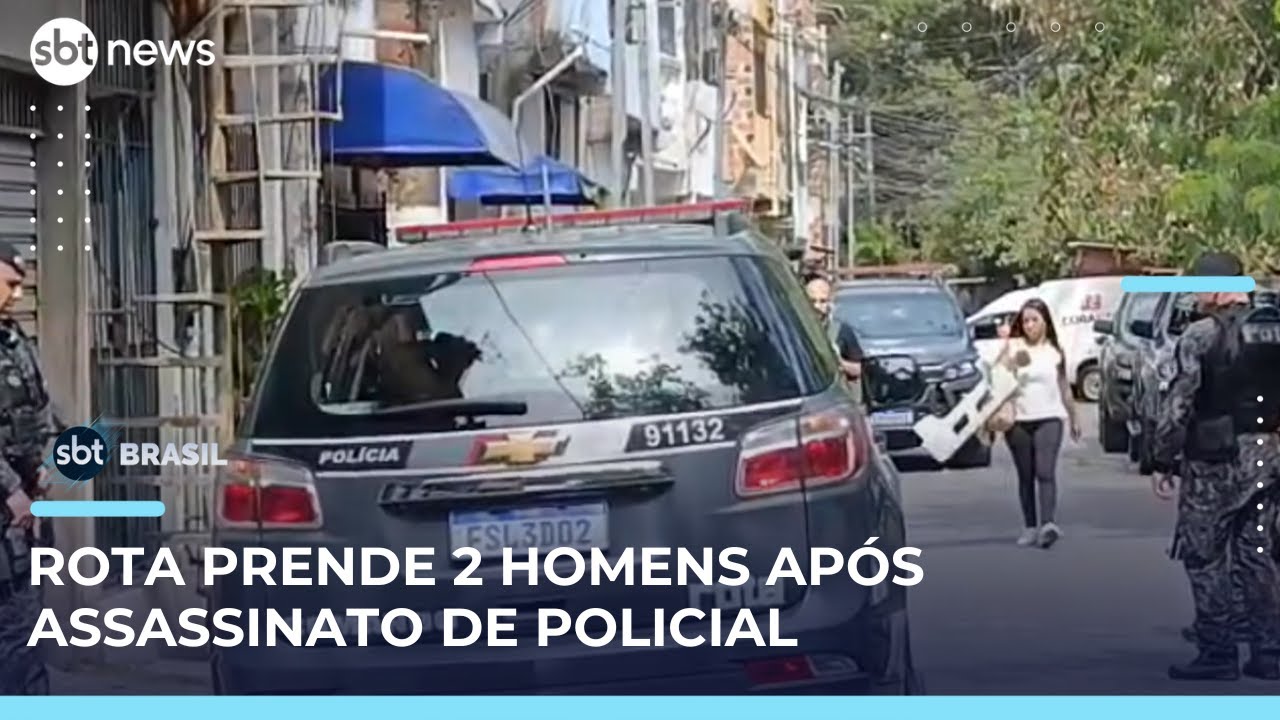 Rota faz operação em comunidade após morte de policial a pauladas em SP | #SBTBrasil