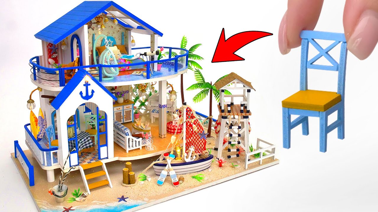 DIY Miniature Beach House By The Sea