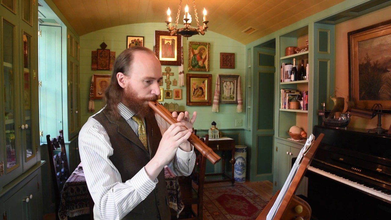 Baroque Bourée on Double Recorder