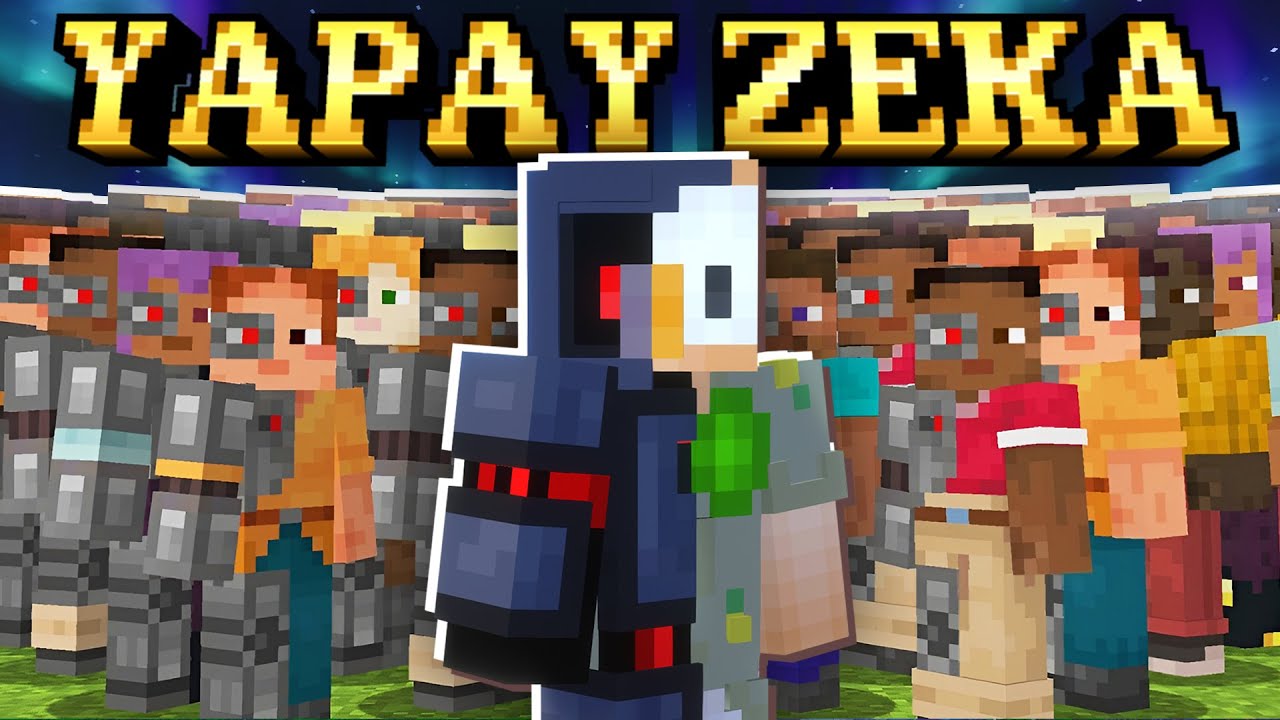 Minecraft'ta YAPAY ZEKAYA GÖREVLERİNİZİ YAPTIRDIM!