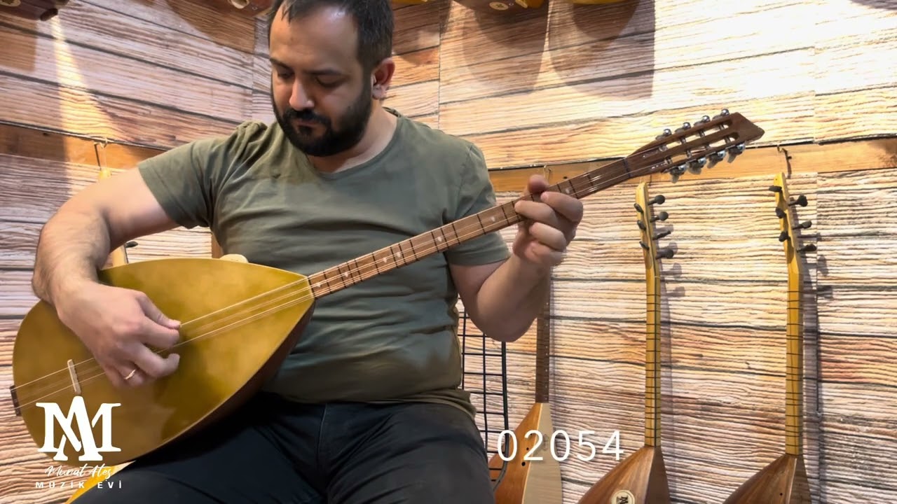 Mandolin Burgu Kısa Sap Maun Bağlama