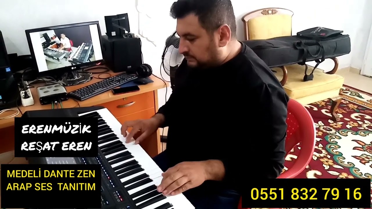 ERENMÜZİK REŞAT EREN MEDELİ DANTE ZEN YENİ  ORG ARAP SES TANITIMI SES PAKETİ #medeli #dante #zen