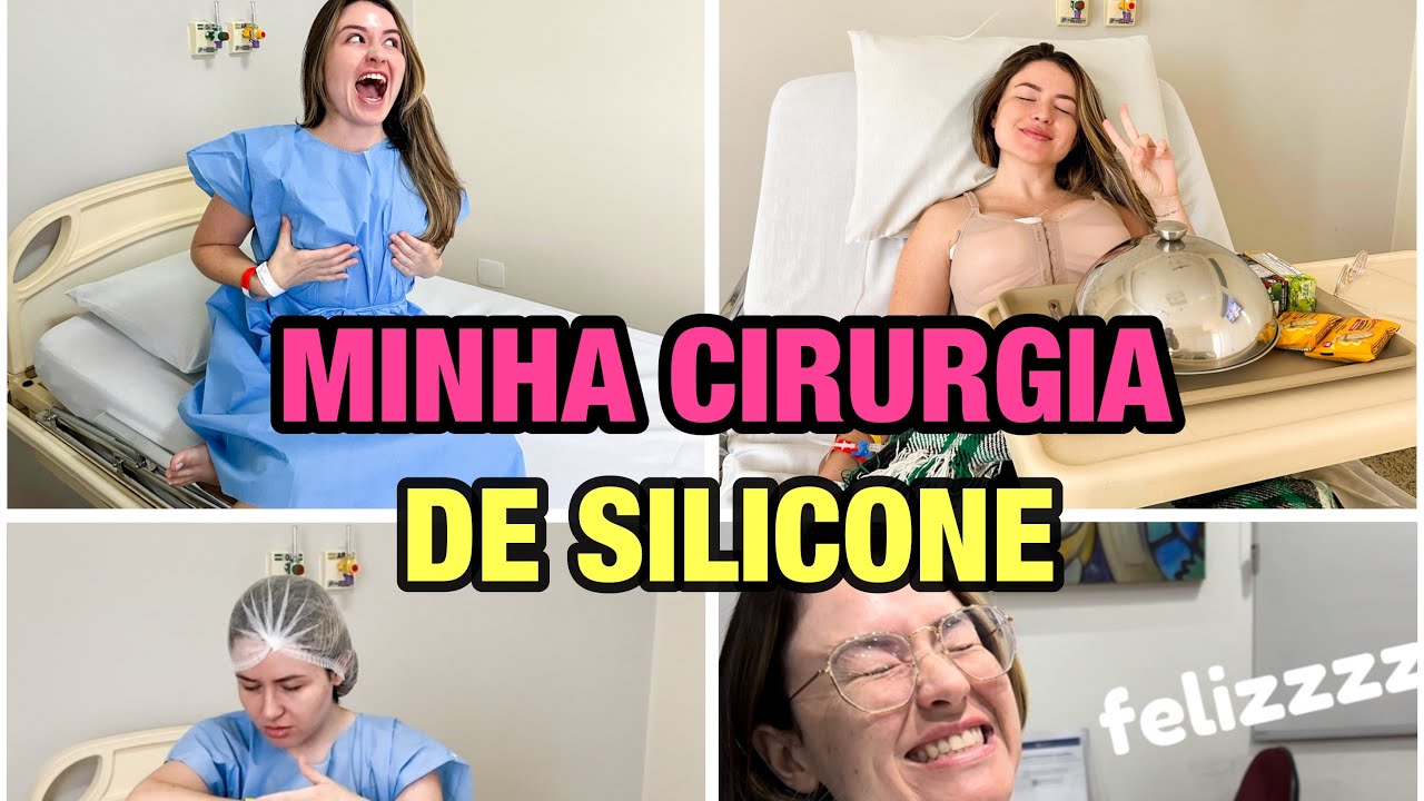VLOG- coloquei silicone, mostrei o dia da minha cirurgia de silicone