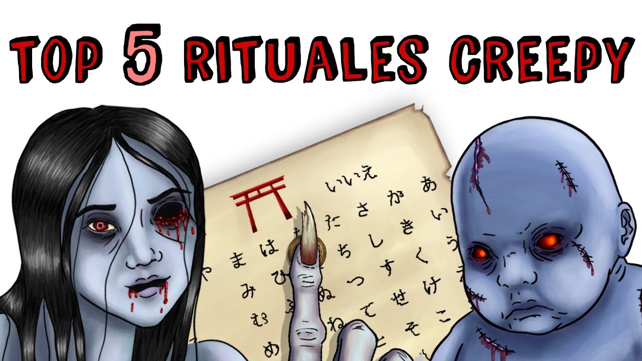 TOP 5 RETOS CREEPYS | Draw My Life JUEGO DEL ASCENSOR, KOKKURI-SAN, BABY BLUE, DARUMA-SAN