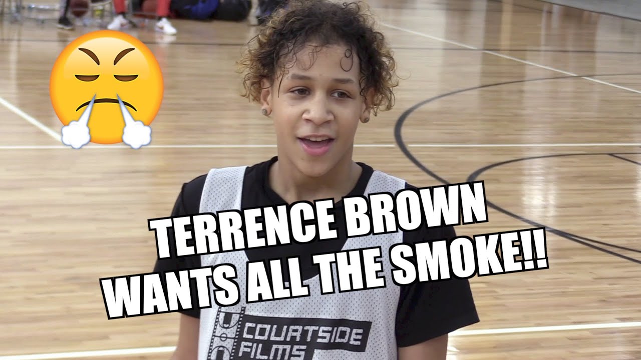 Terrence Brown WANTS ALL THE SMOKE! Minnesota PG GOES OFF At Courtside Camp!