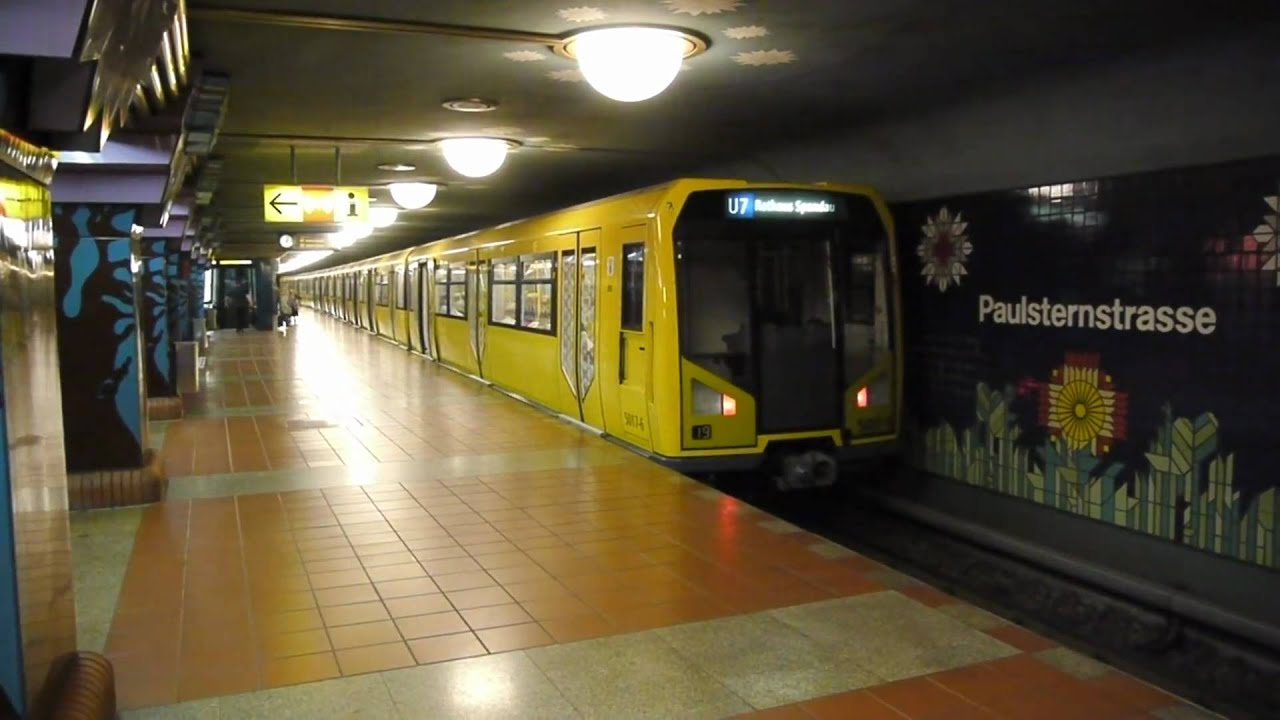 U-Bahn Berlin Bahnhof Paulsternstraße U7 [1080p]
