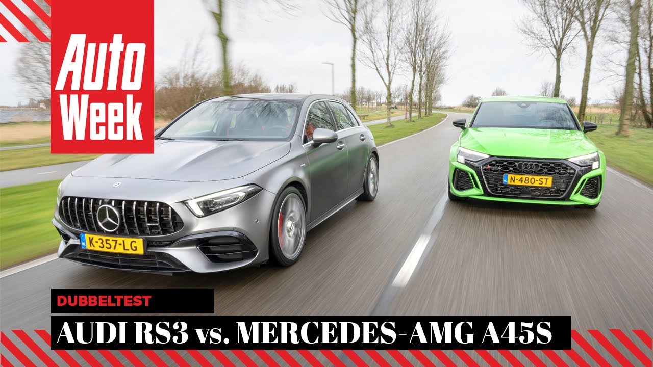 Audi RS3 vs. Mercedes-AMG 45s - AutoWeek dubbeltest