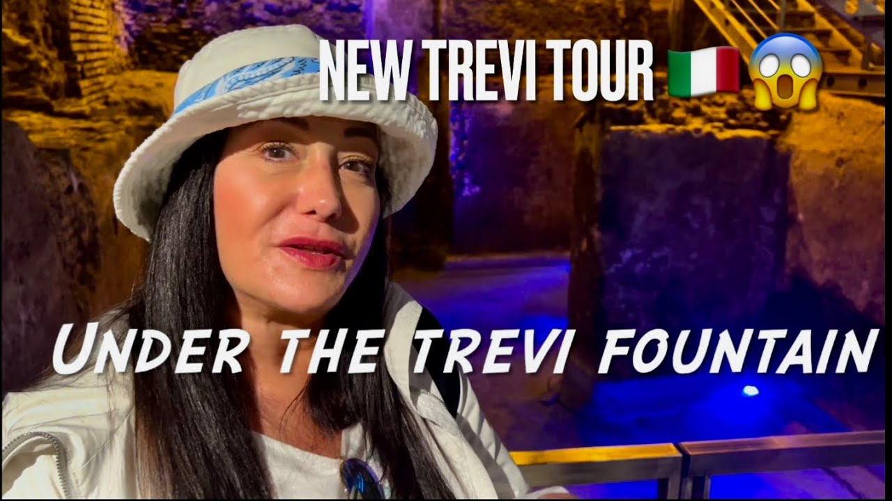Trevi Fountain underground Tour , New Trevi fountain tour , Night time at the Trevi Fountain, Rome
