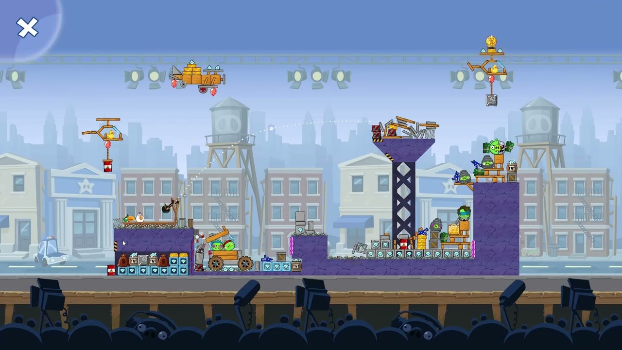 Angry Birds Friends Level 5 Tournament 1708 three stars NO POWER-UP walkthrough 2026-02-28