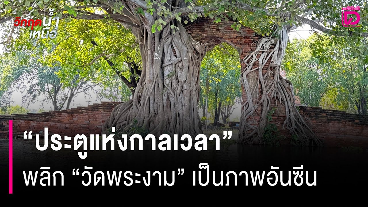 “ประตูแห่งกาลเวลา” น้ำท่วมอยุธยาพลิกวัดพระงามเป็นภาพอันซีนสุดอลังการ | HOTSHOT เดลินิวส์ 18/11/68