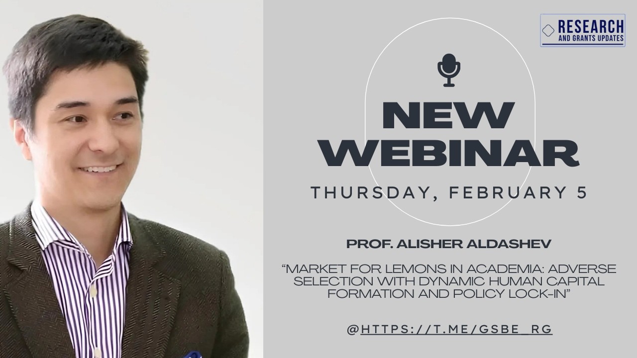Why Universities Get Stuck in Research - Dr. Alisher Aldashev - Research Talks Series: Episode 5