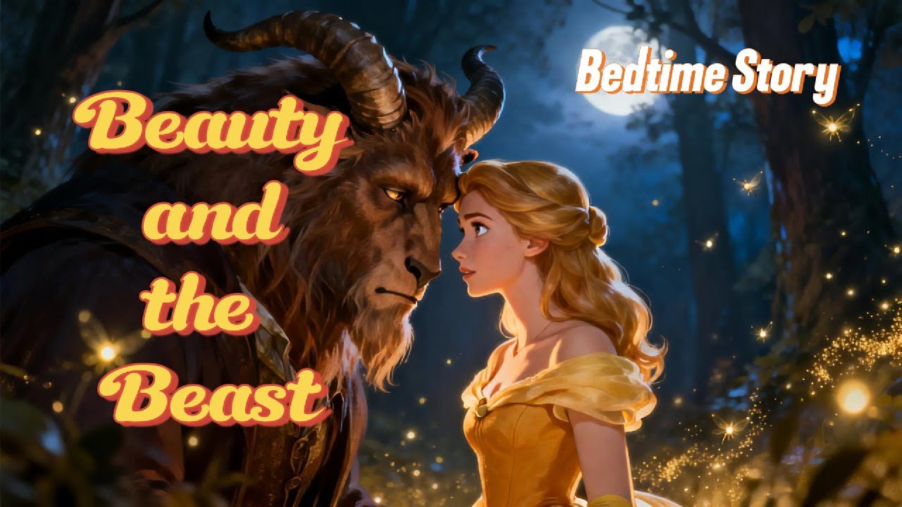 Beauty and the Beast 🌙 Bedtime Story | Learn English with Jamie