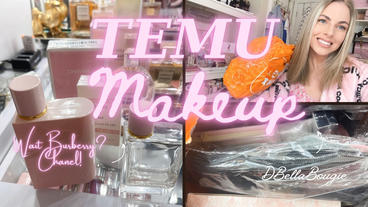 Temu makeup haul | wait chanel perfume ?