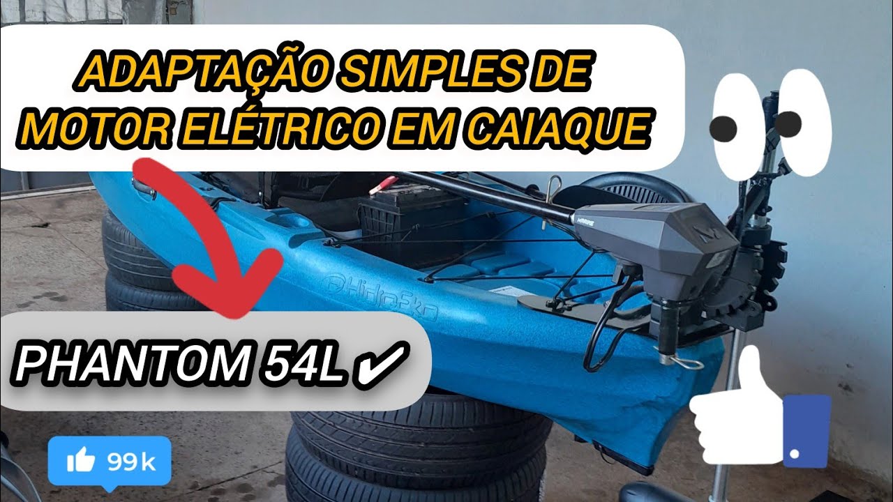 Caiaque com motor Elétrico | Adaptação |