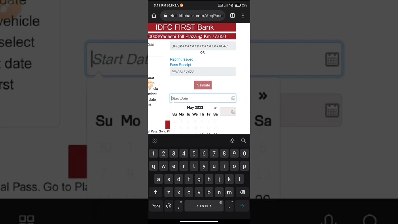 How to activate Monthly pass Fastag .