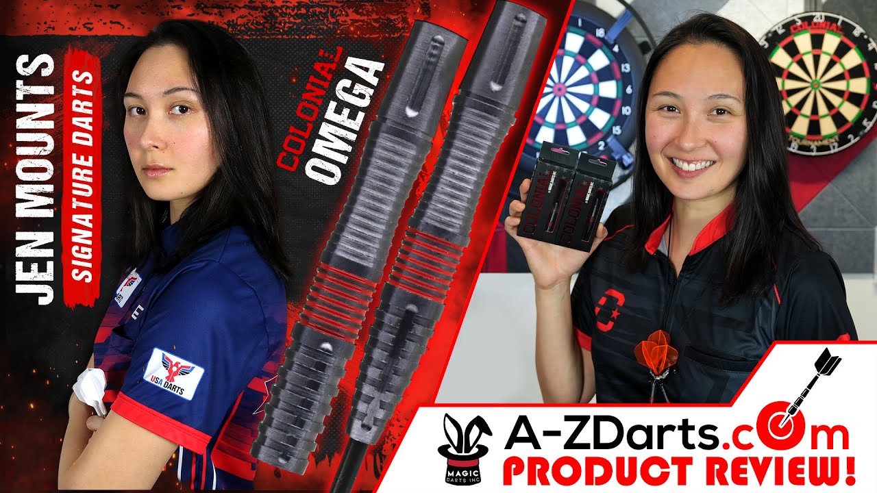 Jen Mounts Omega Darts by Colonial | Soft Tip 18g & Steel Tip 23g Product Review