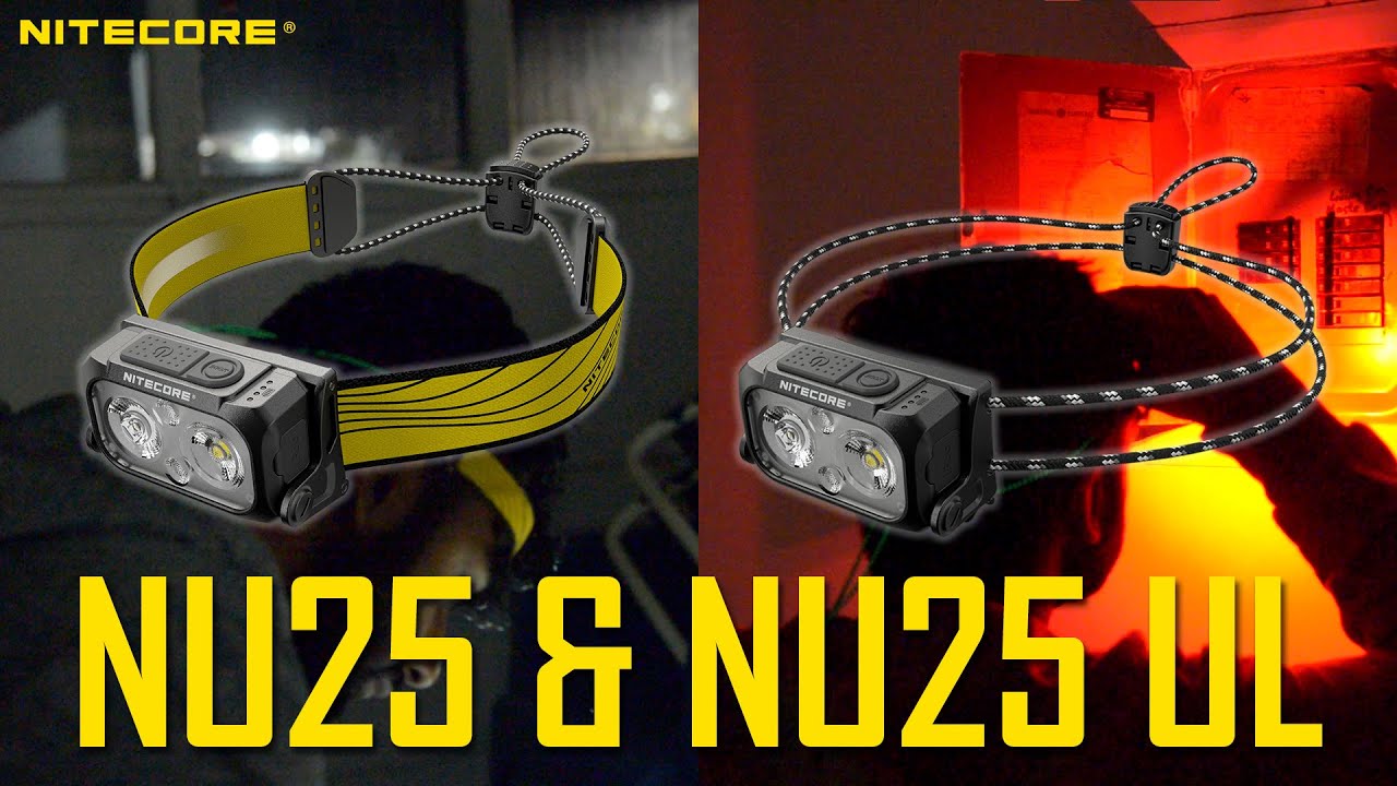 NITECORE NU25 и NU25 UL — сверхлегкий перезаряжаемый налобный фонарь мощностью 400 люмен