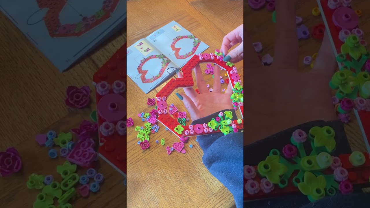 Build the LEGO HEART ORNAMENT with me!