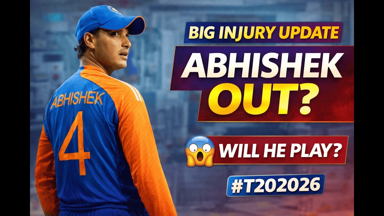 Abhishek Sharma Injury Update  | Kya Agla Match Khelenge? | T20 2026 | WORLD UP | Abhishek Sharma