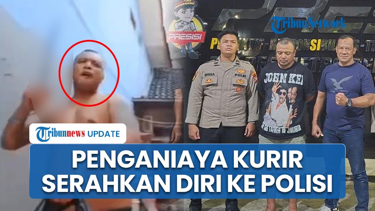 'Bang Jago' Pelaku Penganiaya Kurir Paket di Bekasi Serahkan Diri ke Polisi, Terancam 2 Tahun Dibui
