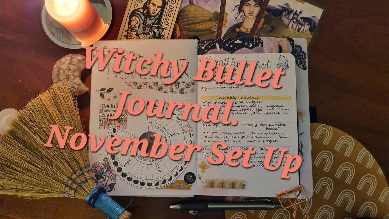 WITCHY BULLET JOURNAL| NOVEMBER 2022 SETUP| Plan With Me| Flip Through