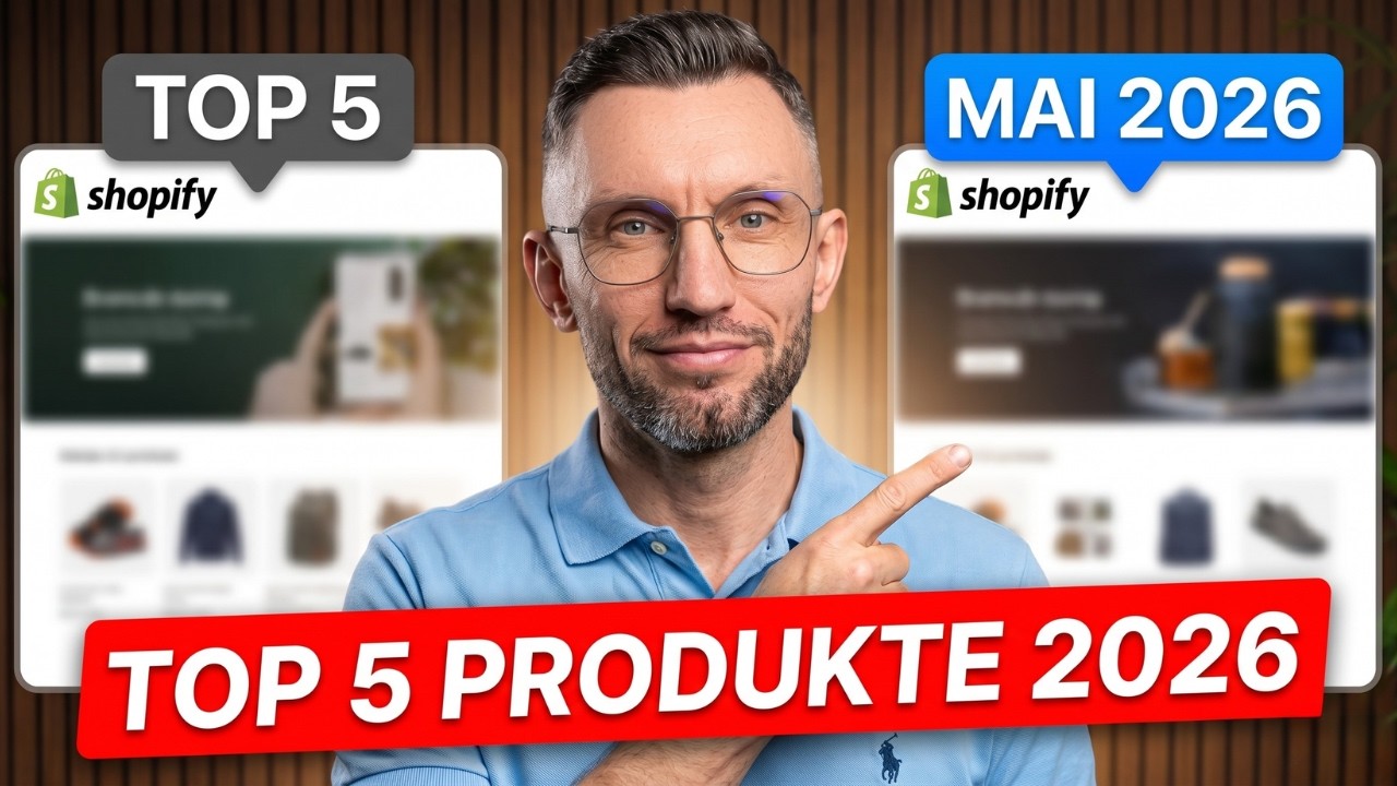 Top 5 Dropshipping Produkte f&uuml;r Mai 2026 (Die du SOFORT verkaufen kannst!)